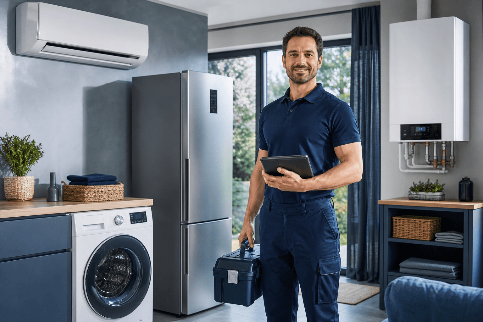 Kerem Teknik Servis — İstanbul klima, kombi ve beyaz eşya teknik servisi